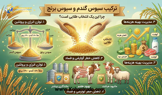ترکیب سبوس گندم و سبوس برنج؛ چرا این یک انتخاب طلایی است؟