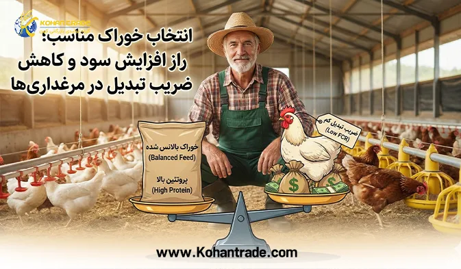 افزایش سود و کاهش ضریب تبدیل در مرغداری‌