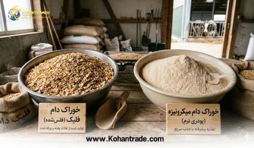 تفاوت خوراک دام فلیک با میکرونیزه چیست؟
