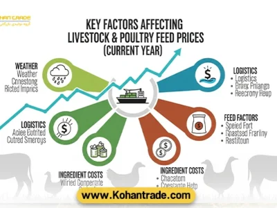 عوامل کلیدی موثر بر قیمت نهایی خوراک دام و طیور در سال جاری