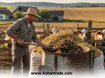 چگونه از ضایعات کشاورزی (مثل تفاله چغندر) در خوراک دام استفاده کنیم؟