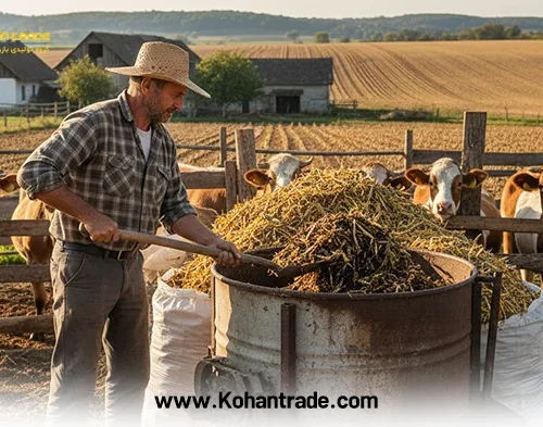 چگونه از ضایعات کشاورزی (مثل تفاله چغندر) در خوراک دام استفاده کنیم؟