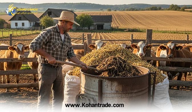 چگونه از ضایعات کشاورزی (مثل تفاله چغندر) در خوراک دام استفاده کنیم؟