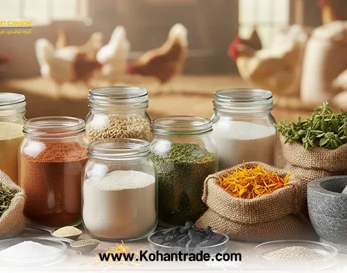 کاملترین لیست افزودنی‌ های خوراک طیور و کاربرد آنها