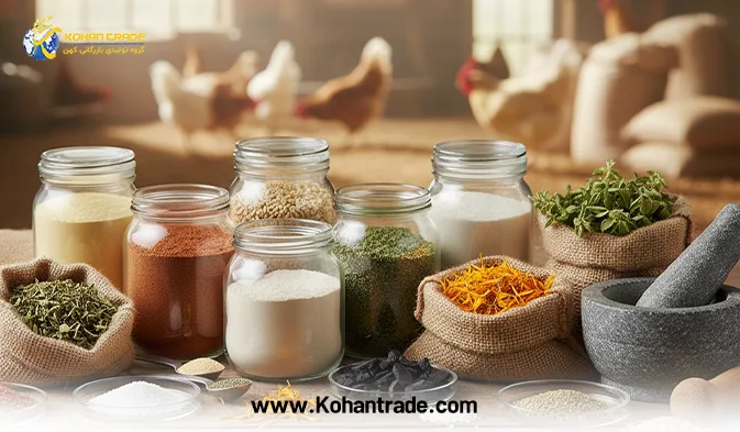 کاملترین لیست افزودنی‌ های خوراک طیور و کاربرد آنها